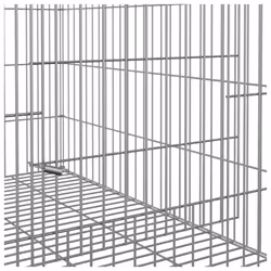 vidaXL Rabbit Cage Galvanised Iron Rabbit Enclosure Animal Cage Multi Sizes - 78 x 54 x 54 cm - Additional view 5