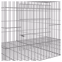 vidaXL Rabbit Cage Galvanised Iron Rabbit Enclosure Animal Cage Multi Sizes - 163 x 79 x 54 cm - Additional view 5