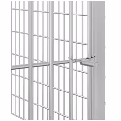 vidaXL Free Range Animal Enclosure Rabbit Cage Animal Cage Galvanised Iron - 54 x 60 cm/6 - Additional view 5