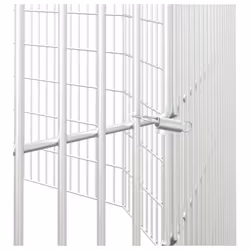 vidaXL Free Range Animal Enclosure Rabbit Cage Animal Cage Galvanised Iron - 54 x 80 cm/10 - Additional view 5