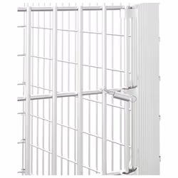 vidaXL Free Range Animal Enclosure Rabbit Cage Animal Cage Galvanised Iron - 54 x 100 cm/6 - Additional view 5