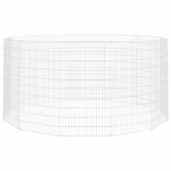 vidaXL Free Range Animal Enclosure Rabbit Cage Animal Cage Galvanised Iron - 54 x 100 cm12 - Additional view 2