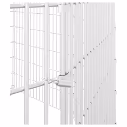 vidaXL Free Range Animal Enclosure Rabbit Cage Animal Cage Galvanised Iron - 54 x 100 cm12 - Additional view 5