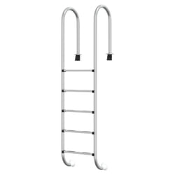 vidaXL Pool Ladder 304 Stainless Steel Inground Pool Step Ladder Swimming Spa - 54 x 38 x 211 cm, for concrete surface