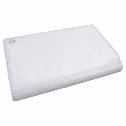 vidaXL Leno Tarpaulin White Camping Cover Garden Grid Leno Tarp Multi Sizes - 3 x 4 m - Additional view 2