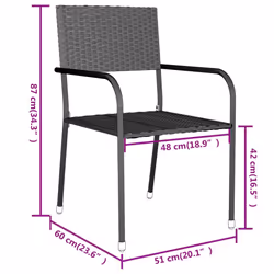 VidaXL 3098033 outdoor furniture set - Additional view 8