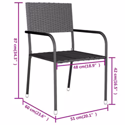 VidaXL 3098034 outdoor furniture set - Additional view 8