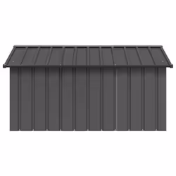 vidaXL Dog House Kennel Anthracite/Grey 116.5x103x81.5 cm/116.5x153x81.5 cm - anthracite