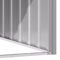 vidaXL Dog House Kennel Anthracite/Grey 116.5x103x81.5 cm/116.5x153x81.5 cm - grey - Additional view 4