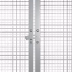 vidaXL Chicken Cage Galvanised Steel Animal Supply Anthracite/Grey Multi Sizes - grey - Additional view 4