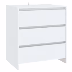 vidaXL Sideboard 2 Piece Buffet Cabinet Cupboard Highboard Engineered Wood - white - Additional view 6
