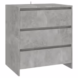 vidaXL Sideboard 2 Piece Buffet Cabinet Cupboard Highboard Engineered Wood - concrete grey - Additional view 5