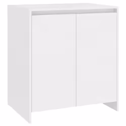 vidaXL Sideboard 3 Piece Buffet Cabinet Cupboard Highboard Engineered Wood - white - Additional view 4