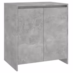 vidaXL Sideboard 3 Piece Buffet Cabinet Cupboard Highboard Engineered Wood - concrete grey - Additional view 5