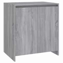 vidaXL Sideboard 3 Piece Engineered Wood Buffet Side Cabinet Multi Colours - grey sonoma