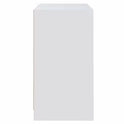 vidaXL 2x Sideboards Chipboard Storage Side Book Console Cabinet Multi Colours - white - Additional view 4