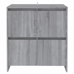 vidaXL 2x Sideboards Chipboard Storage Side Book Console Cabinet Multi Colours - grey sonoma - Additional view 2