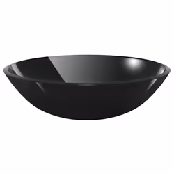 vidaXL Bathroom Sink with Tap and Push Drain Black Tempered Glass Wash Basin - Additional view 6