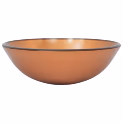 vidaXL Bathroom Sink with Tap and Push Drain Brown Tempered Glass Wash Basin - Additional view 6