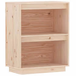 vidaXL Solid Wood Pine Console Cabinet Entryway Media Sideboard Multi Colours - brown