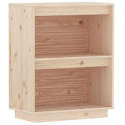 vidaXL Solid Wood Pine Console Cabinet Entryway Media Sideboard Multi Colours - brown