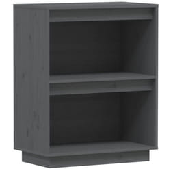 vidaXL Solid Wood Pine Console Cabinet Entryway Media Sideboard Multi Colours - grey