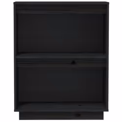 vidaXL Solid Wood Pine Console Cabinet Entryway Media Sideboard Multi Colours - black - Additional view 5