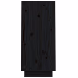 vidaXL Solid Wood Pine Console Cabinet Entryway Media Sideboard Multi Colours - black - Additional view 6