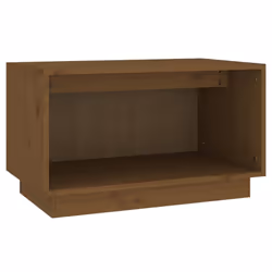vidaXL Solid Wood Pine TV Cabinet Home Wall Mounted Shelf Stand Multi Colours - honey brown