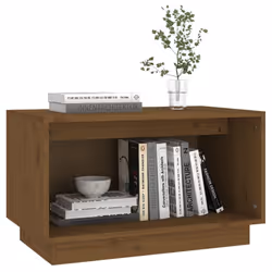 vidaXL Solid Wood Pine TV Cabinet Home Wall Mounted Shelf Stand Multi Colours - honey brown - Additional view 5