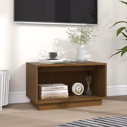 vidaXL Solid Wood Pine TV Cabinet Home Wall Mounted Shelf Stand Multi Colours - honey brown - Additional view 6
