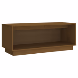 vidaXL Solid Wood Pine TV Cabinet Wooden Media Unit Furniture Multi Colours - honey brown