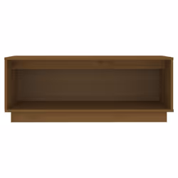 vidaXL Solid Wood Pine TV Cabinet Wooden Media Unit Furniture Multi Colours - honey brown