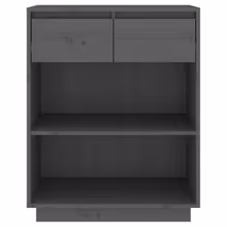 vidaXL Solid Wood Pine Console Cabinet Sideboard Side Cabinet Multi Colours - grey - Additional view 5