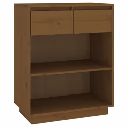 vidaXL Solid Wood Pine Console Cabinet Sideboard Side Cabinet Multi Colours - honey brown