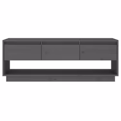 vidaXL Solid Wood Pine TV Cabinet Bedroom Living Room Media Unit Multi Colours - grey