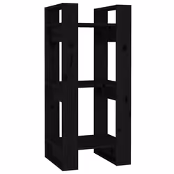 VidaXL 813863, Black, Wood, Wood, Pinewood, 410 mm, 350 mm