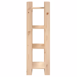 vidaXL Solid Wood Pine Book Cabinet/Room Divider Storage Shelf Multi Colours - brown