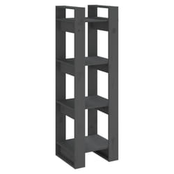 vidaXL Solid Wood Pine Book Cabinet/Room Divider Storage Shelf Multi Colours - grey