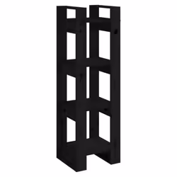 VidaXL 813868, Black, Wood, Wood, Pinewood, 410 mm, 350 mm