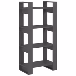 VidaXL 813886, Grey, Wood, Wood, Pinewood, 600 mm, 350 mm