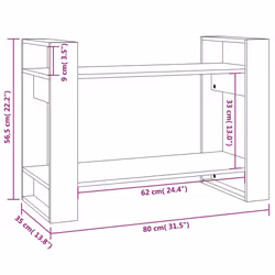VidaXL 813897 living room bookcase - Additional view 8