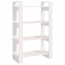 VidaXL 813905, White, Wood, Wood, Pinewood, 800 mm, 350 mm