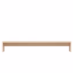 vidaXL Monitor Stand Laptop Desktop Screen Riser Display Shelf Solid Wood Pine - brown - Additional view 4