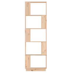 vidaXL Solid Wood Pine Book Cabinet/Room Divider Storage Rack Book Stand Shelf - Additional view 4