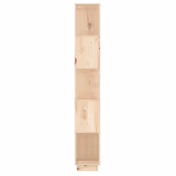 vidaXL Solid Wood Pine Book Cabinet/Room Divider Storage Rack Book Stand Shelf - Additional view 5