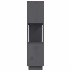 vidaXL Solid Wood Pine Book Cabinet/Room Divider Rack Book Shelf Multi Colours - grey - Additional view 6