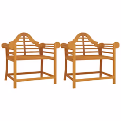 VidaXL 319151, Terrace, Padded seat, Teak, 910 mm, 620 mm, 940 mm