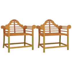 VidaXL 319151 outdoor chair Terrace Padded seat Teak
