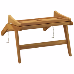 VidaXL 319153 outdoor chair Terrace Padded seat Teak - Additional view 5